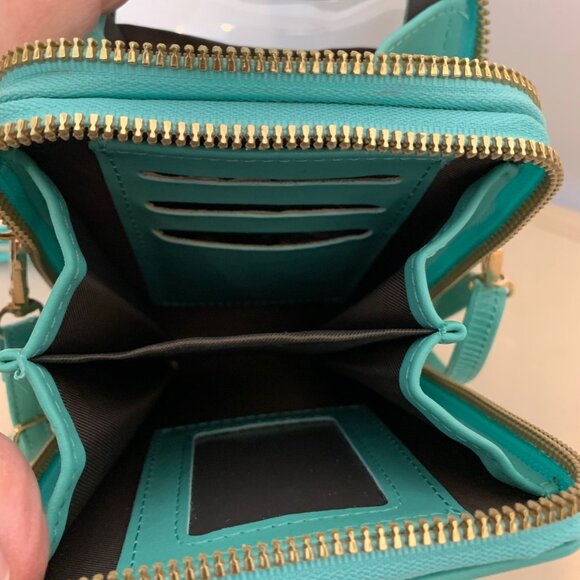 🐱 5 for $10.  Roulens Turquoise Shoulder Bag - Picture 5 of 9